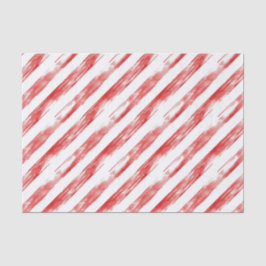 Candy Cane Red Stripes Kerstmis Tissuepapier