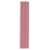 Candy Cane Red White Stripe kerstkeuzerondje Medium Tafelloper (Voorkant)