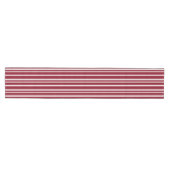 Candy Cane Red White Stripe kerstkeuzerondje Medium Tafelloper (Horizontaal)