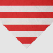 Candy Cane Red White Stripes Kerstmis Tissuepapier (Detail)