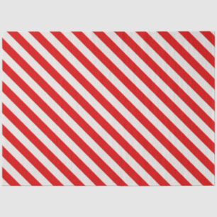Candy Cane Red White Stripes Kerstmis Tissuepapier