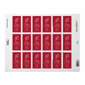 Candy Cane Return Address Sticker (Full Sheet)