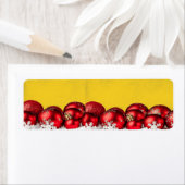 Candy Cane Rode kerstballen Etiket (Insitu)