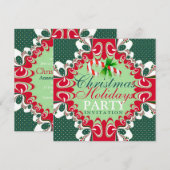  Candy Cane Rode Kerstfeest Uitnodigingen (Voorkant / Achterkant)