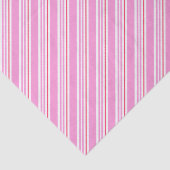 Candy Cane Roze en Witte Kerst Patroon Tissuepapier (Detail)