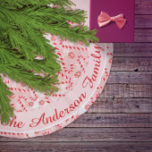 Candy Cane roze Kerstmis Kerstboom Rok