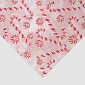 Candy Cane roze verpakkingspapier Tissuepapier (Detail)