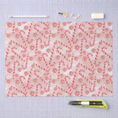 Candy Cane roze verpakkingspapier Tissuepapier (Craft)