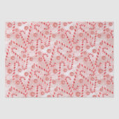 Candy Cane roze verpakkingspapier Tissuepapier (Voorkant)