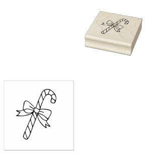 Candy Cane Rubberstempel