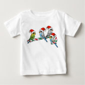 Candy Cane Santa Budgies (Voorkant)