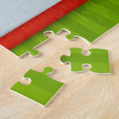 Candy Cane Santa Budgies Legpuzzel (Zijkant)