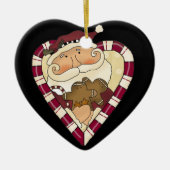 Candy Cane Santa Ornament (Voorkant)
