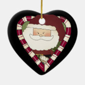 Candy Cane Santa Ornament (Achterkant)
