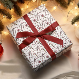 Candy Cane set van 3 inpakpapier Vel