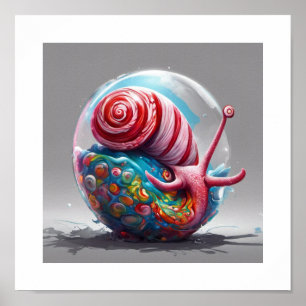 Candy cane slak poster