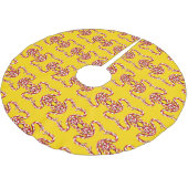 CANDY CANE SLANG op GOLD tree rok Kerstboom Rok (Gekanteld)