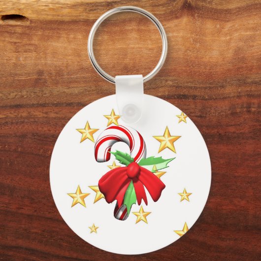 Candy Cane Sleutelhanger (Voorkant)
