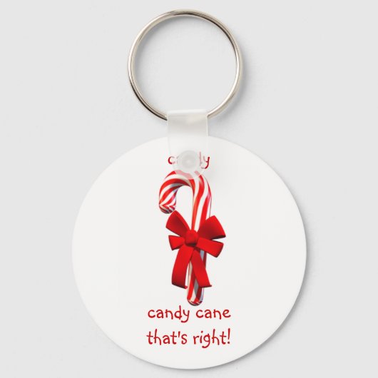 Candy Cane Sleutelhanger (Voorkant)