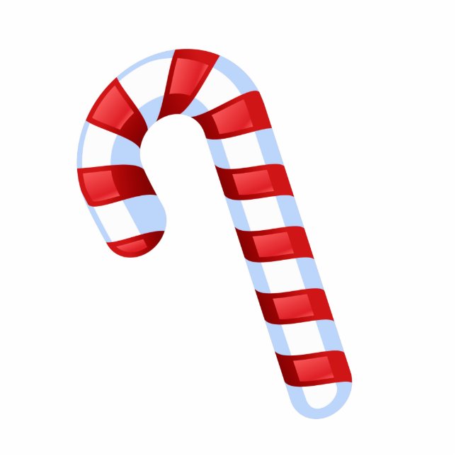 Candy Cane Staand Fotobeeldje (Voorkant)