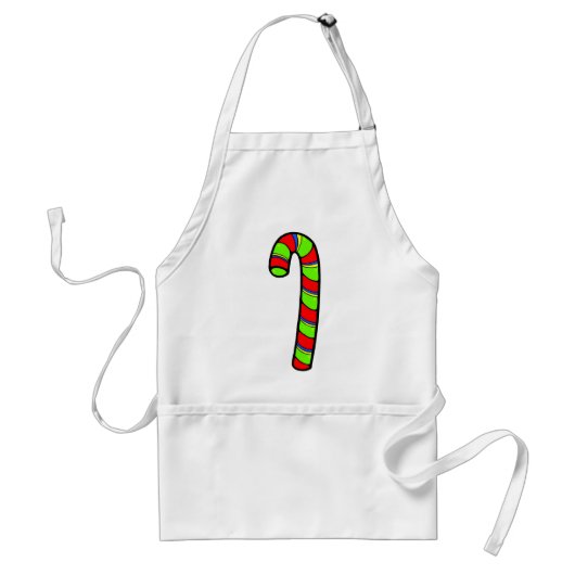 Candy Cane Standaard Schort (Voorkant)