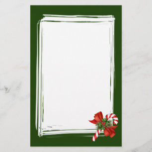 Candy Cane Stationery Briefpapier