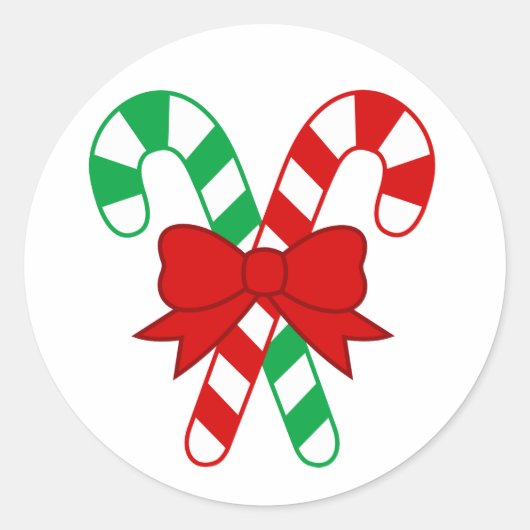 Candy Cane Sticker (Voorkant)
