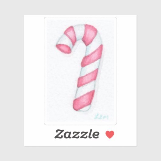 Candy Cane Sticker (Vel)