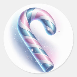 Candy cane sticker