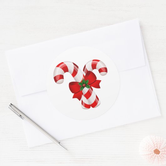 Candy Cane Stickers (Envelop)