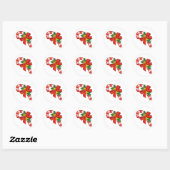 Candy Cane Stickers (Vel)