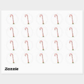 Candy Cane Stickers (Vel)