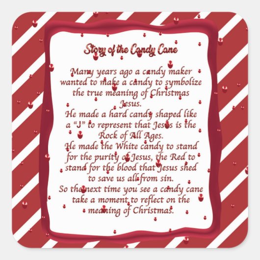 Candy Cane Stickers (Voorkant)