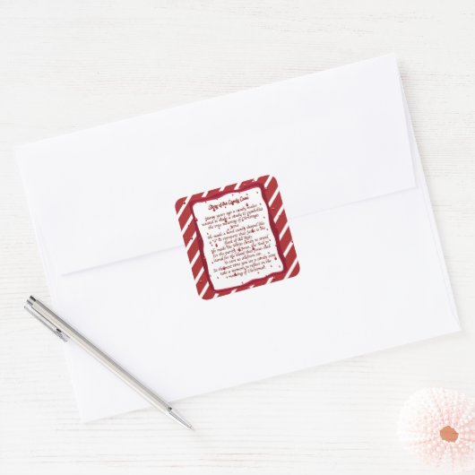Candy Cane Stickers (Envelop)
