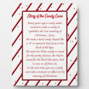 Candy Cane Story Fotoplaat
