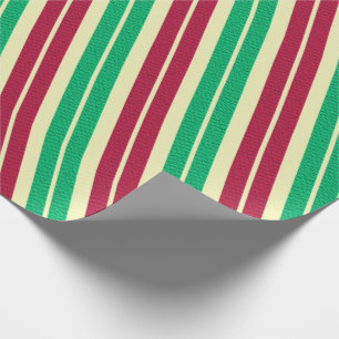 Candy Cane Streep Cadeaupapier