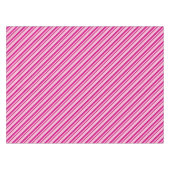 Candy Cane Strepen in Peppermint Roze Tafelkleed (Voorkant (Horizontaal))