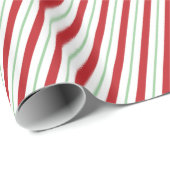 Candy Cane | Strepen Kerst Inpakpapier (Rol Hoek)