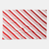 Candy Cane Strepen Theedoek (Horizontaal)