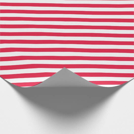 Candy Cane Stripe Cadeaupapier (Hoek)