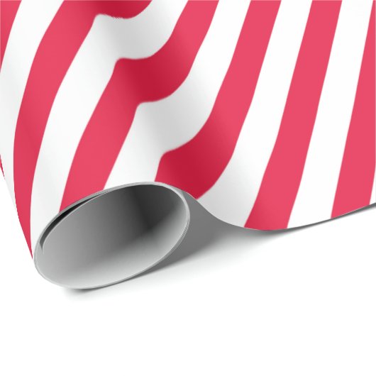 Candy Cane Stripe Cadeaupapier (Rol Hoek)