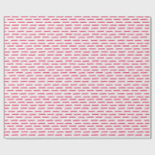Candy Cane Stripe Cadeaupapier (Vlak)
