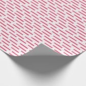 Candy Cane Stripe Cadeaupapier (Hoek)