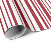 Candy Cane Stripe Holiday Cadeaupapier (Rol Hoek)