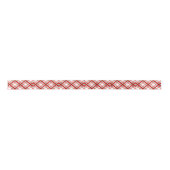 Candy Cane Stripe Ideaal voor Kerstmis Party Decor Satijnen Lint (Voorkant)