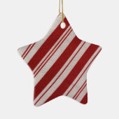 Candy Cane Stripe Keramisch Ornament (Rechts)