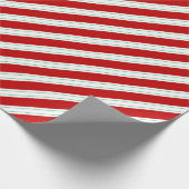 Candy Cane Stripe Kerstmis Cadeaupapier (Hoek)