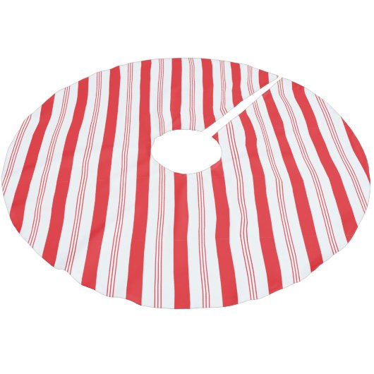 Candy Cane Stripe Kerstmis Kerstboom Rok (Gekanteld)