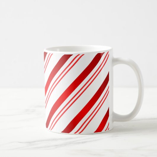 Candy Cane Stripe Koffiemok (Rechts)