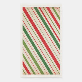 Candy Cane Stripe Paper Guest Handdoek Servet